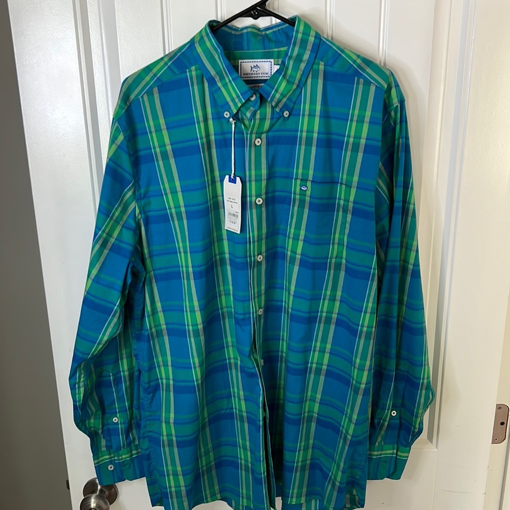 Southern Tide Button Down- L